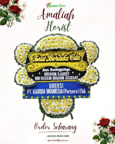 Papan Bunga Duka di Sukasada