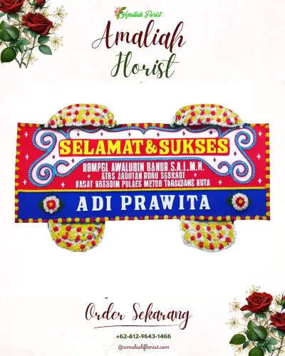 Karangan Bunga Ucapan Selamat di Sukasada